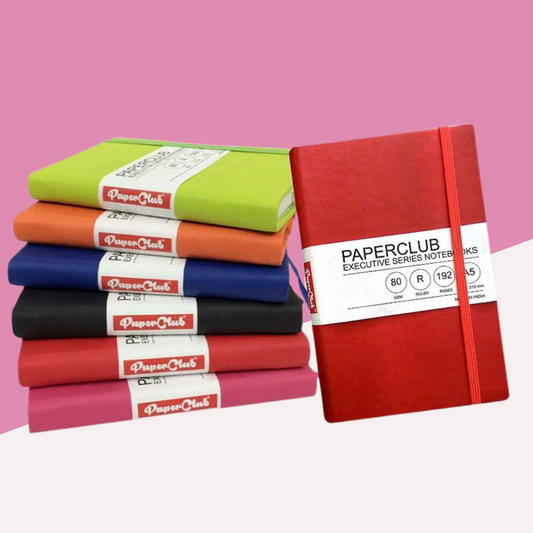 PaperClub Single Line Executive Series Notebooks - Premium Quality 192 Pages (Pack of 1)