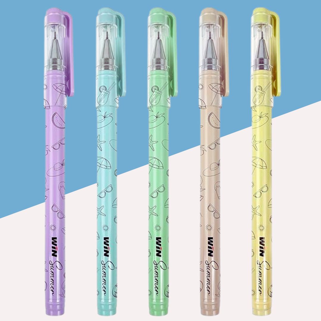 Win Summer Ball Pen - Blue (Pack of 1)