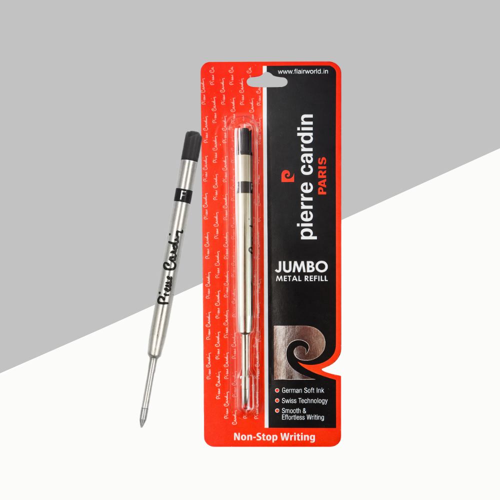 Pierre Cardin Paris Jumbo Metal Refill – Black (Pack of 1)