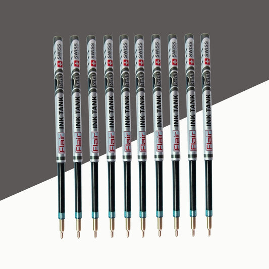 (10 Pcs.) Flair Ink Tank Ball Pen Refill – Black