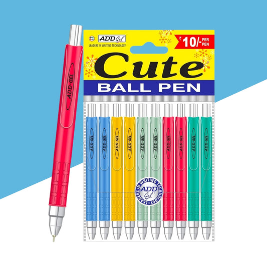 (10 Pcs.) ADD Gel Cute Ball Pen – Blue