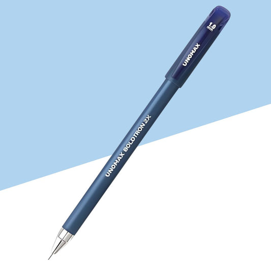 Unomax Boldtron 2X Ball Pen - Blue (Pack of 1)