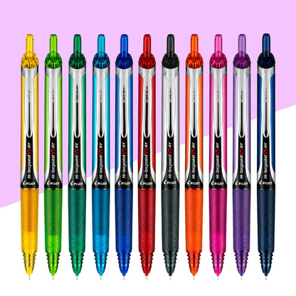 Pilot Hi-Tecpoint V5 RT Rainbow Roller Ball Pen Set - Multicolour