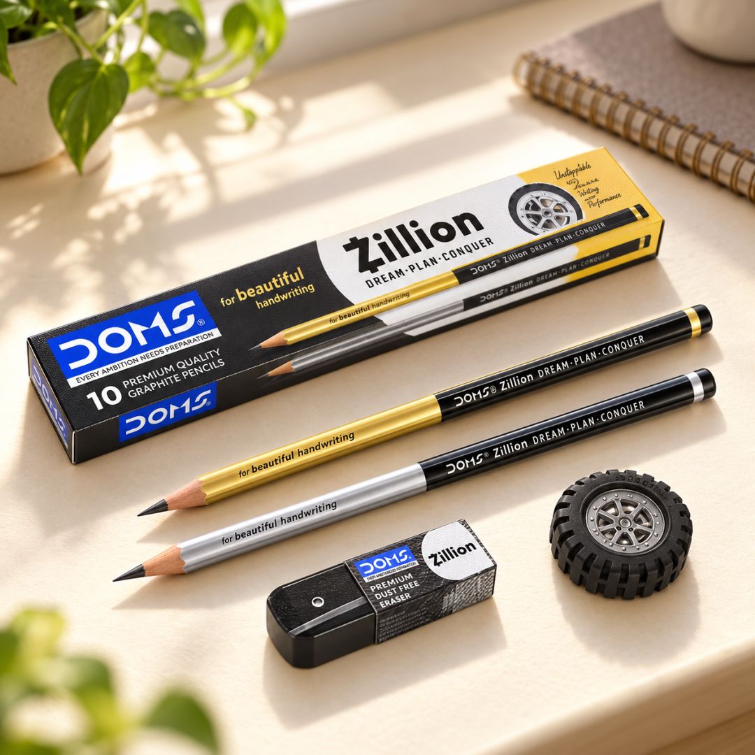 Doms Zillion Dark Graphite Pencils Set of 10