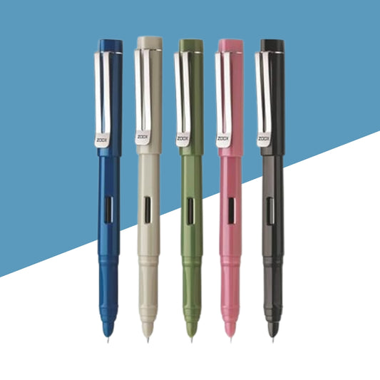 Flair Zoox A9 Fountain Pen with Chrome Finish ( Pack of 1 )