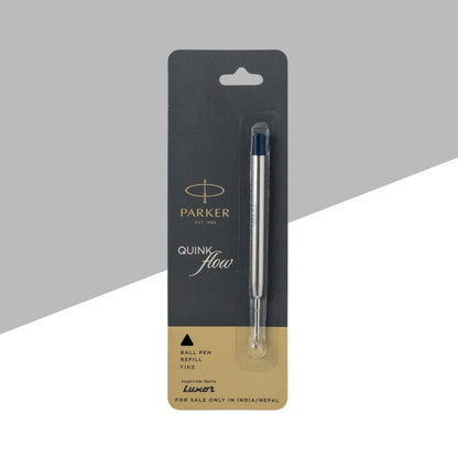 Parker Quink Flow Ball Pen Refill – Black Ink Smooth Writing (Pack of 1)