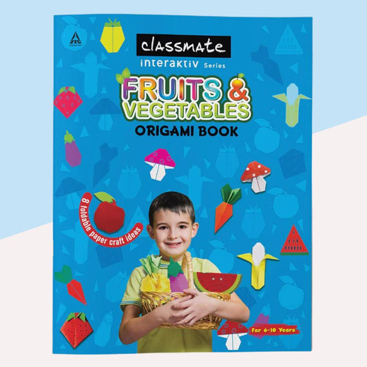 Classmate Interaktive Series Fruits & Vegetables Origami Book (Pack of 1)