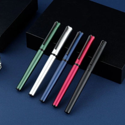 Classic Metal Ball Pen – Customizable Corporate Gift Pen - Blue (Pack of 1)