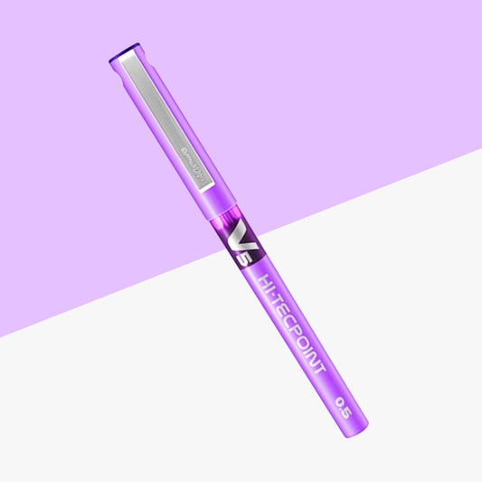 Pilot V5 Hitech Point Gel Pen –  Purple ( Pack of 1 )