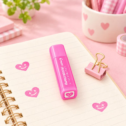 Pilot Frixion Stamps – Smiling Heart Designs for Journals & Planners (Pack Of 1)