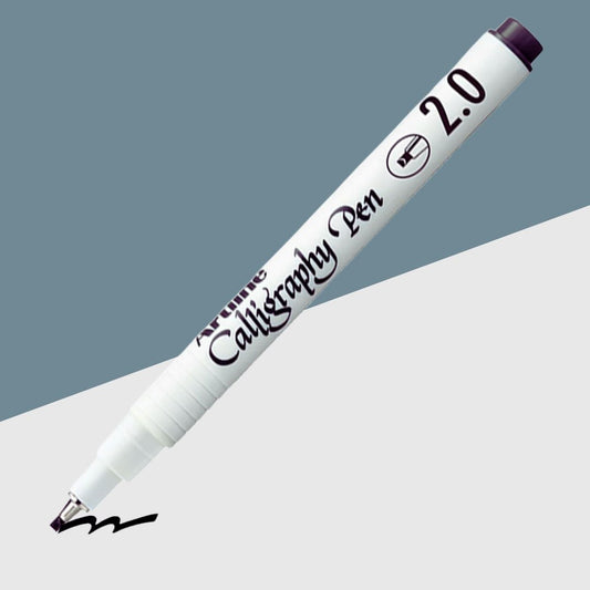 Artline Calligraphy Pen 2.0 -  Black (Pack of 1)