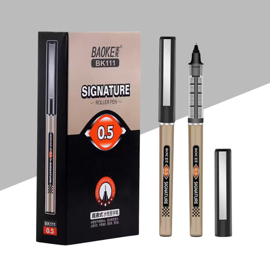 Baoke BK111 Signature Roller Pen – Black Ink (Pack of 1)