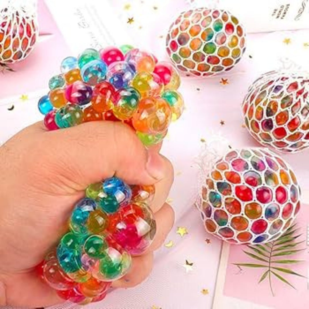Round Squeeze Stress Ball for Adults and Kids– Squishy Toy for Stress Relief (Pack of 1)