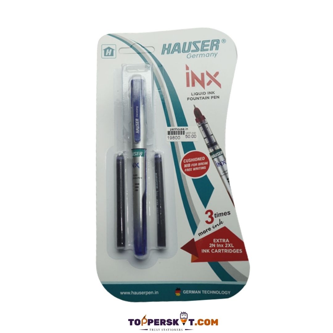 Hauser INX Liquid Ink Fountain Pen: Elevating Elegance in Every Stroke ( Pack of 1 ) - Topperskit LLP
