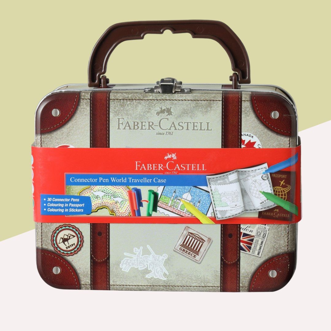 Faber-Castell World Traveller Case : "Artistic Adventures ( Pack of 1 ) - Topperskit LLP