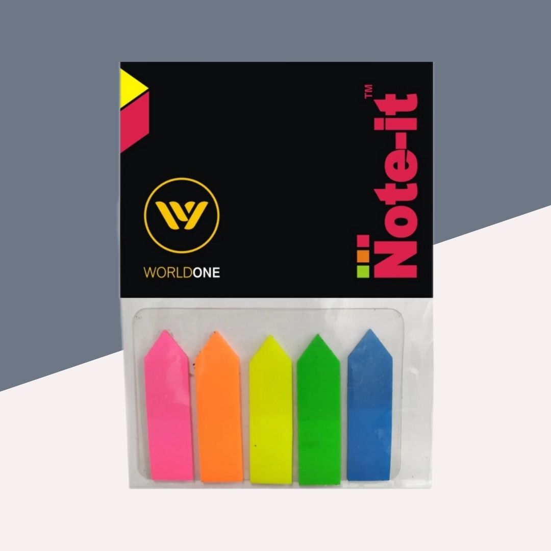 WorldOne Flag Arrow Sticky Notes : Superior Sticky Notes for Effortless Organization ( Pack of 1 ) - Topperskit LLP