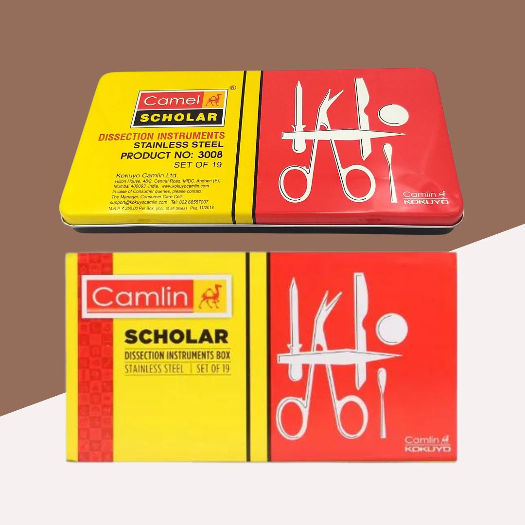 Camlin Scholar Dissection Instrument Box ( Pack of 1 ) – Topperskit LLP
