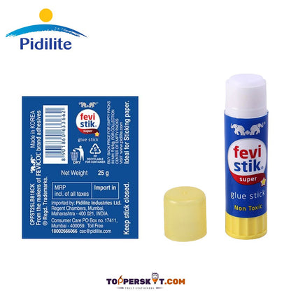 Pedilite Fevistik - 25 Gm: Effortless Gluing with Fast-Drying Formula and Extra-Strong Adhesive ( Pack Of 1 ) - Topperskit LLP