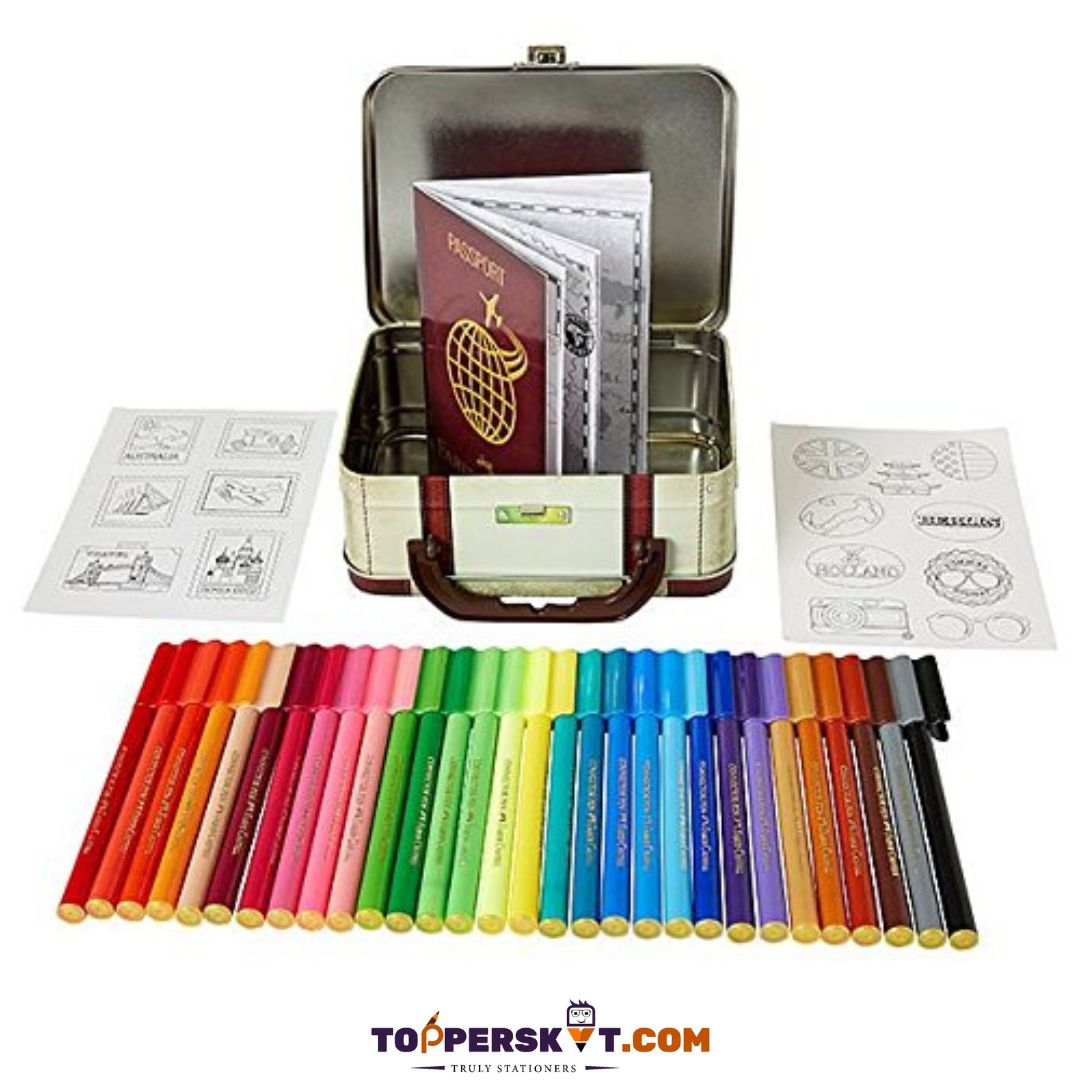 Faber-Castell World Traveller Case : "Artistic Adventures ( Pack of 1 ) - Topperskit LLP