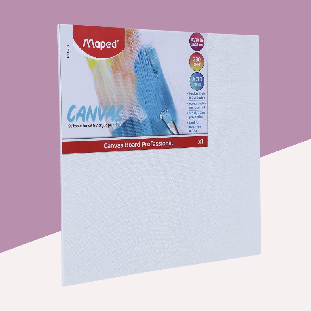 Maped Canvas Board - 10 x 10 (Pack of 1)