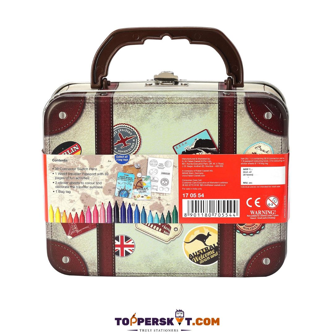 Faber-Castell World Traveller Case : "Artistic Adventures ( Pack of 1 ) - Topperskit LLP