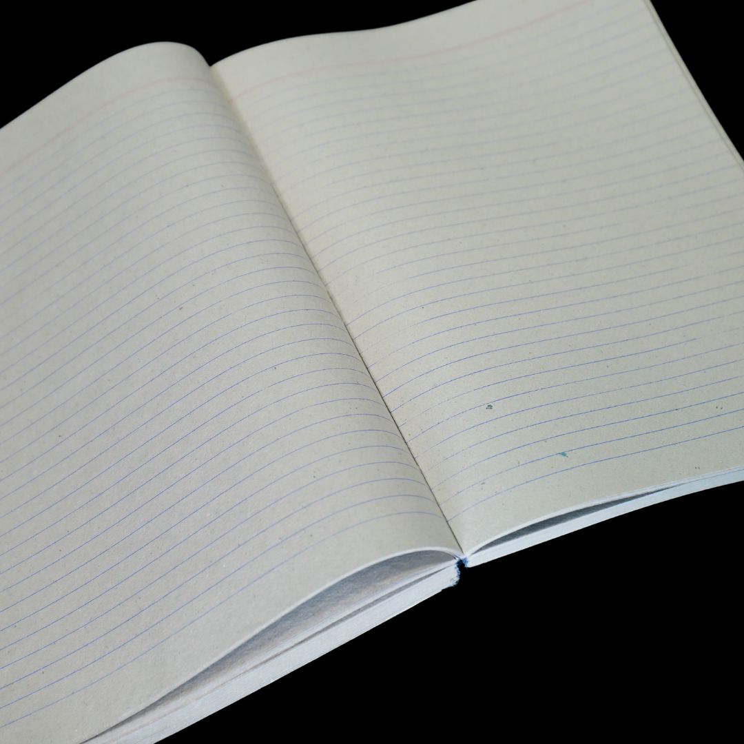 (2 Pcs.) Eco-Friendly A4 Rough Single Line Register - 484 Pages Each N ...