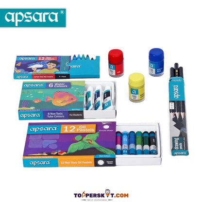 Apsara Junior Art Kit: Unleash Your Child's Creativity ( Pack Of 1 ) - Topperskit LLP