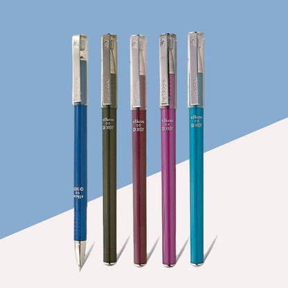 Elkos Oxer Ball Pen – Blue : Effortless Elegance in Every Stroke ( Pack of 1 ) - Topperskit LLP