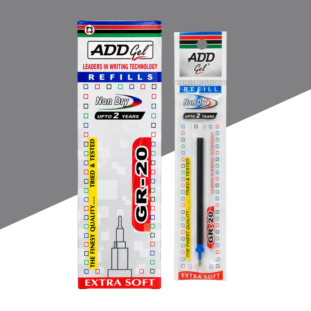 (5 Pcs.) Add Gel GR-20 Extra Soft Metal Refill - Black