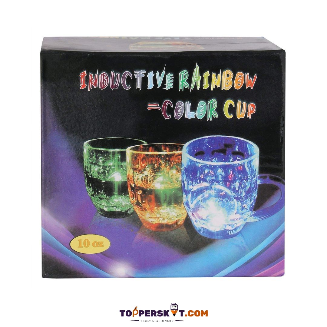 Inductive Rainbow-Color Cup - Magical Color Changing Design ( Pack of 1 )