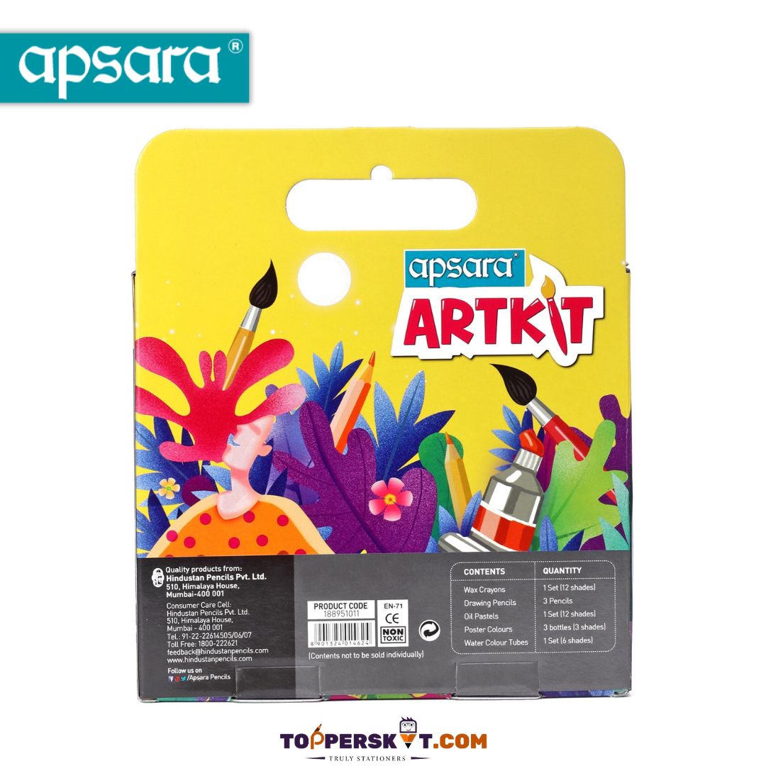 Apsara Junior Art Kit: Unleash Your Child's Creativity ( Pack Of 1 ) - Topperskit LLP