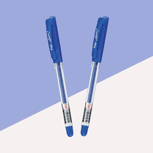 Flair Glitter Xtra Sparkle Gel Pen - Dark Blue : Elevate Your Creations with Vibrant Glamour and Sophistication ( Set of 2 ) - Topperskit LLP