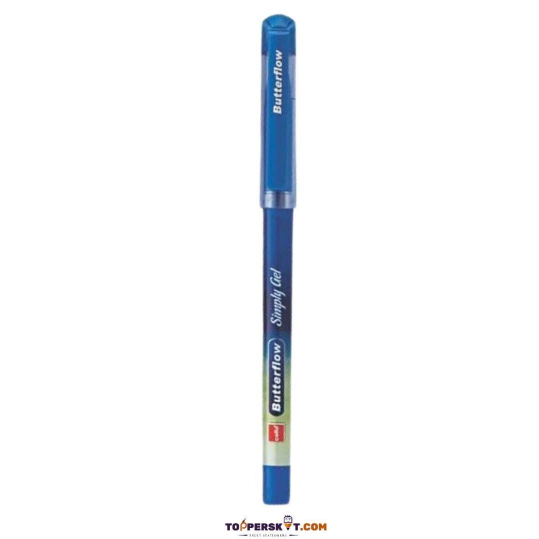 Cello Butterflow Simply Blue Gel Pen (Pack of 1)