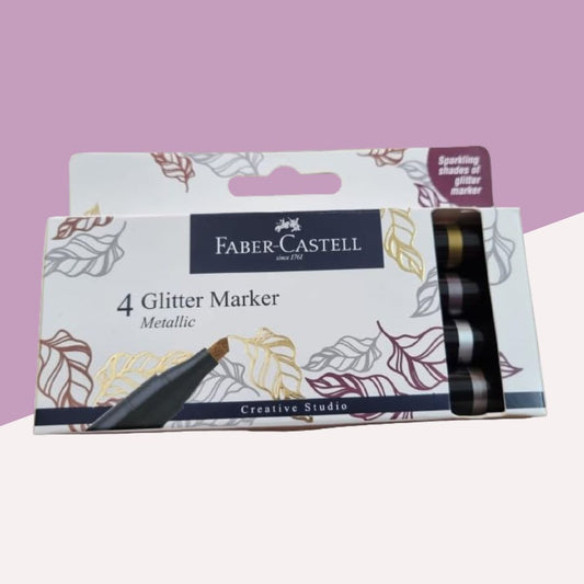 Faber-Castell Glitter Marker Set : Sparkling Creativity ( Pack of 4 )