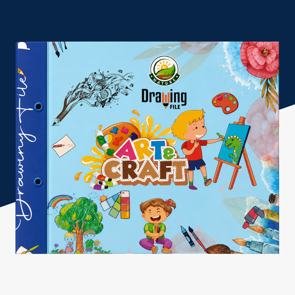 Art & Craft Drawing File for Kids  (Pack of 1)