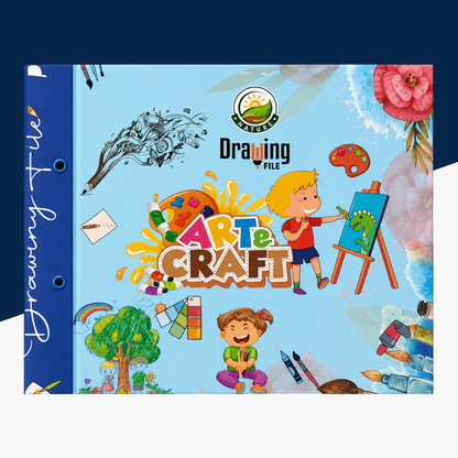 Art & Craft Drawing File for Kids  (Pack of 1)