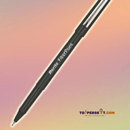 Rorito Fiber Point Gel Pen – Green: Impressive Writing, Sleek Design, Metal Clip for Pocket Grip ( Pack of 1 ) - Topperskit LLP