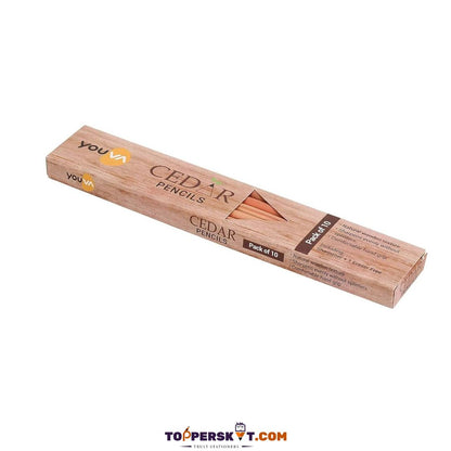 Navneet Yuva Cedar Pencils: Elevate Your Creative Experience ( Pack Of 10 ) - Topperskit LLP