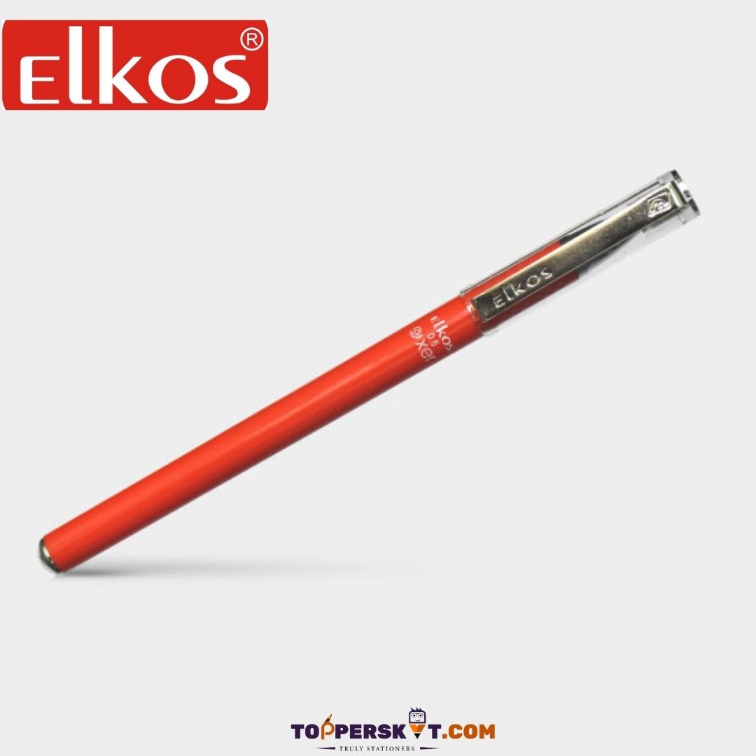 Elkos Oxer Ball Pen – Red : Effortless Elegance in Every Stroke ( Pack of 1 ) - Topperskit LLP