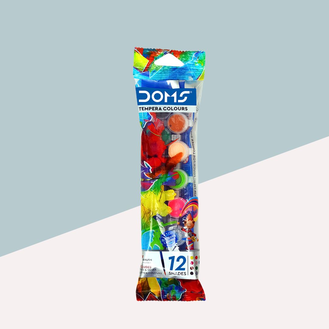 Doms Tempra Colours: Unleash Your Imagination with Versatile Artistic Colors ( Pack Of 12 ) - Topperskit LLP