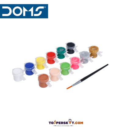 Doms Tempra Colours: Unleash Your Imagination with Versatile Artistic Colors ( Pack Of 12 ) - Topperskit LLP