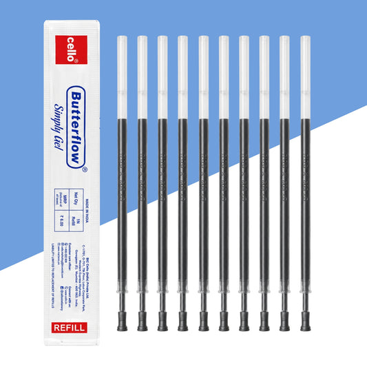 (10 Pcs.) Cello Butterflow Simply Gel Refill - Blue