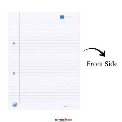 Premium A4 Ruled Sheets (Pack of 100 Sheet) (Copy)