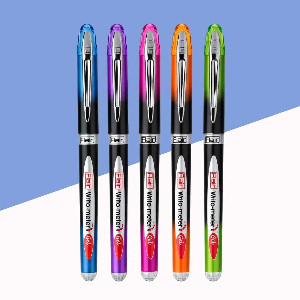 Flair Writometer Gel Pen – Blue ( Pack of 1 )