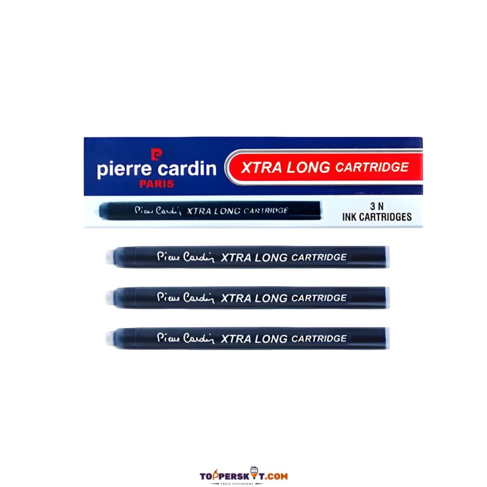 Pierre Cardin Xtra Long Ink Cartridge – Blue (Pack of 3)