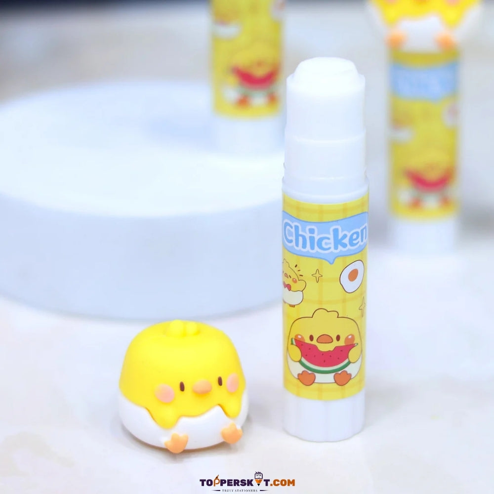 Cute Baby Chicken Glue Stick Perfect for Crafting & School Use – 8 Gm  (Pack of 1)