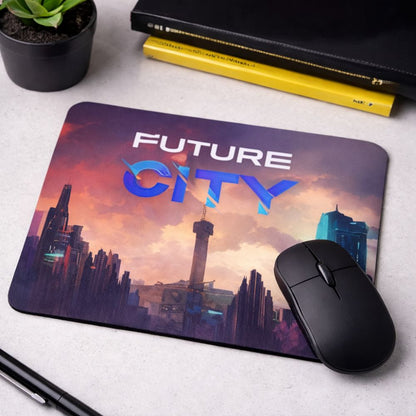 Future City Design Mouse Pad – Foldable & Anti-Slip (Pack 0f 1)