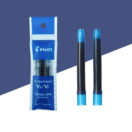 Pilot V5/V7 Ink Cartridge – Blue ( Pack of 2 )