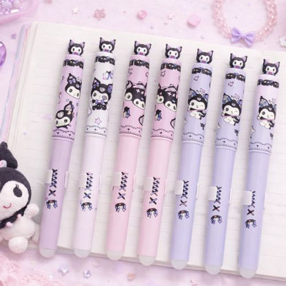 Kuromi Erasable Fountain Pen with Ink Cartridges (Pack of 1)