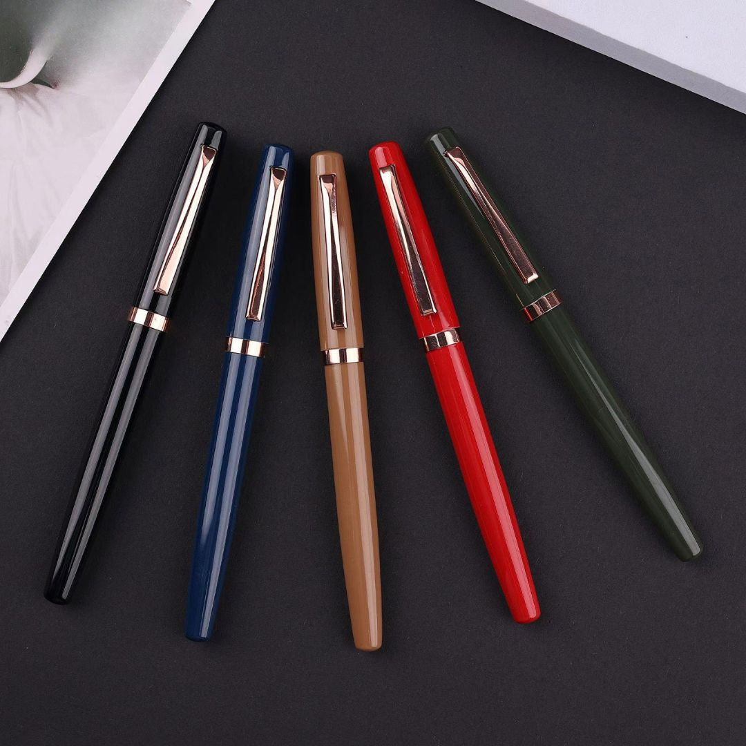 Luxury High-Quality Roller Ball Pen – Customizable Corporate Gift - Blue (Pack of 1)